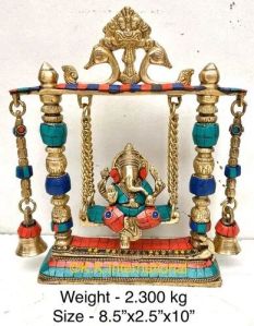 Brass statue Ganesh jhula