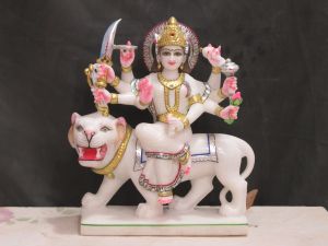 Marble Durga Statue