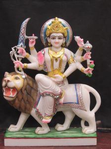Marble Durga Statue