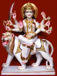 Marble Durga Statue