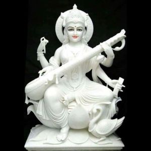 Marble Saraswati Statue