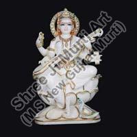 Marble Saraswati Statue 11