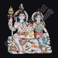 Marble Shiva Parvati Statue 10