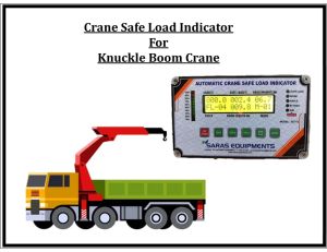 Crane Safe Load Indicator For Knuckle Boom Crane