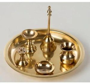 Copper Pooja Thali