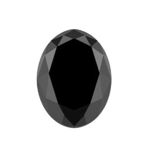 10 X 8 MM Oval Shape Natural Loose Black Diamond
