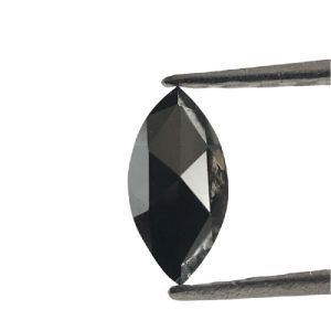 3 Carat Natural Marquise Black Diamond For Jewellery