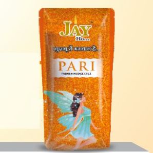 Pari Zipper Pouch White Premium Incense Sticks