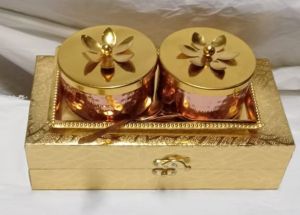 Gold Plated Bowl Set