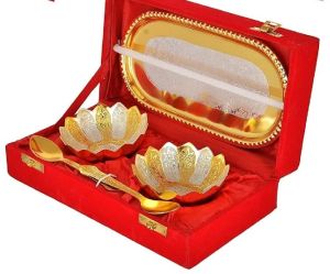Gold Plated Bowl Set