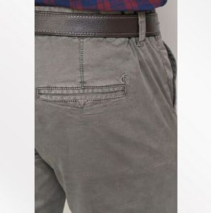 Cotton Casual Grey Trousers