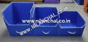 PP Corrugated Bins for Warehouse Racks