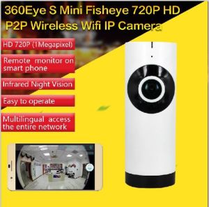 360 Fisheye Wireless IP Camera