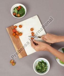 Marble Cutting Board Cum Platter Plate