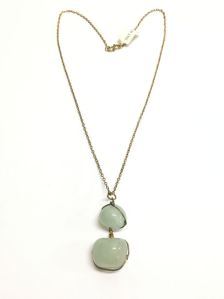 Natural Gem Stone Wire Wrapped Necklace