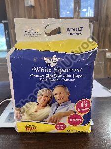 White Sparrow Adult Diapers