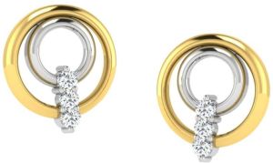 der709 gold diamond earring