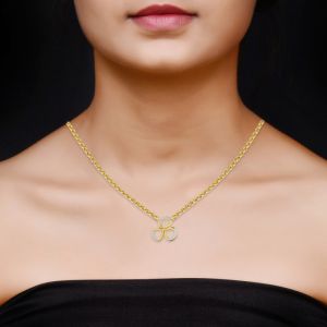dp715 gold chain necklace