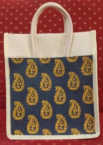 Jute Printed Vecro Lunch Bag - Rs. 83.00 - 88.00
