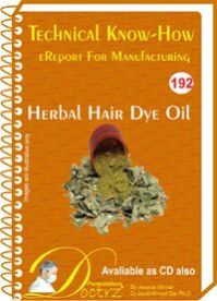 Herbal Hair Dye Oil  Manufacturing Technology (TNHR192)