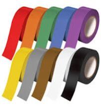 coloured tape