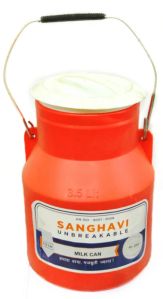 SANGHAVI UNBREAKABLE PLASTIC MILK CANS 3.5LTR TO 15LTR