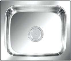 Orange Single Bowl Kitchen Sink Without Drainboard