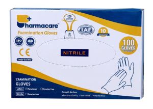 Pharmacare Nitrile Examination Gloves Powder Free