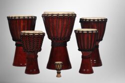 African Wooden Djembe Drum