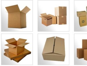 Brown Corrugated Box