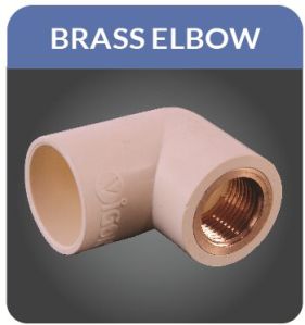 Cpvc brass elbow