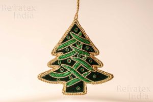 Christmas Ornaments with green color