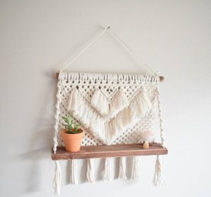 PH101 Macrame Plant Shelf