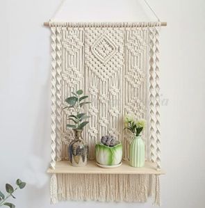 PH110 Macrame Plant Shelf