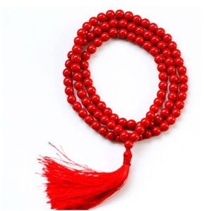 Red Coral Tasbih Beads Mala