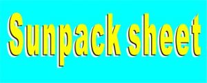 sunpack sheet printing services