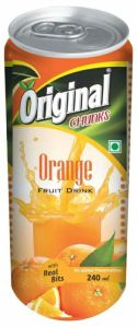 240ml Orange Drink Tin
