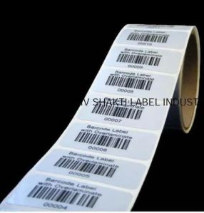 Barcode Sticker Roll