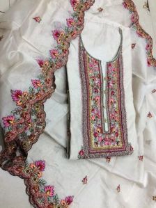 Ladies Chanderi Suit