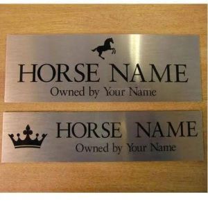 Etched Name Plate