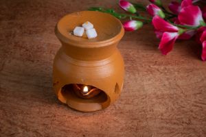 diwali terracotta diffuser