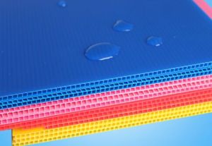 Corona Treated Corrugated Plastic Sheets