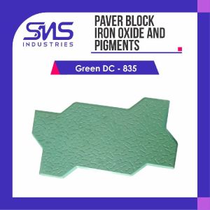 Green DC-835 Paver Block Iron Oxide Pigment