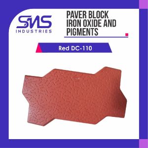 Red DC-110 Paver Block Iron Oxide Pigment