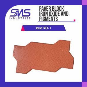 Red RO-1 Paver Block Iron Oxide Pigment