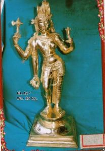Brass Ardhanarishvara Statue