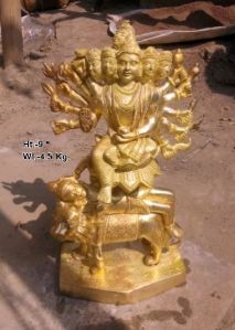 Brass Mahakal Statue
