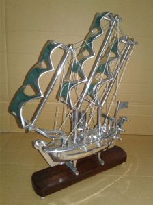 Iron Decorative Ship
