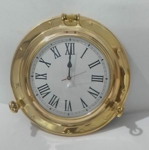 Brass Porthole Clocks