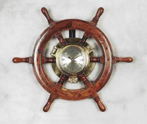 Wooden Ship Wheel